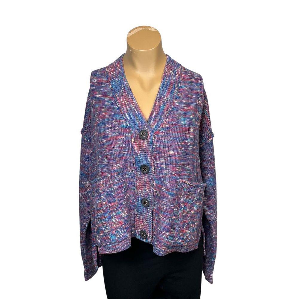 Sundance Multicolor Knit Cardigan Sweater | XL | NWT